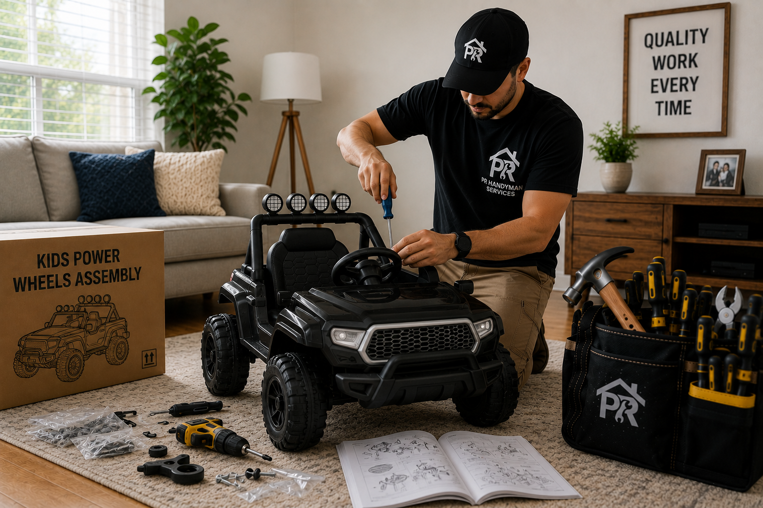 Kids Power Wheels assembly